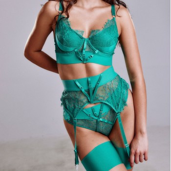 Emerald lingerie set