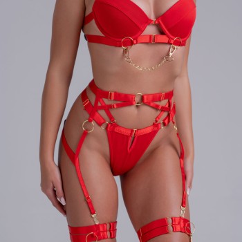 L’amore lingerie set RED