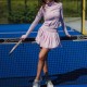 Set Baby Pink Дамски спортен сет (яке + пола)