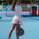Set Baby Pink Дамски спортен сет (яке + пола)